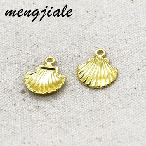 20pcs Wholesale Metal Alloy Ocean Shell Bracelet Pendant Discovery For DIY Handmade Jewelry Making