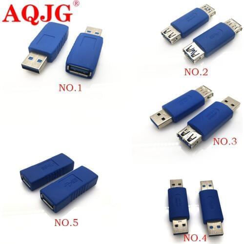 USB A Female to Female Adapter Converter Extension USB 3.0 AF To AF Connector Plugs Plug Connector Plugs Usb 3.0 male to male