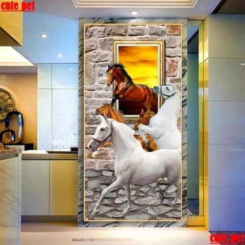 Large Full Square Drill 5D Giraffe animal DIY Diamond Painting handmade 3D Embroidery arts Cross Stitch Mosaic Decor gift puzzle