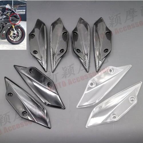 For BMW S1000RR 09 -14 Front Aerodynamic Winglets ABS plastic Windshield Fairing Wing 2Pcs For BMW S1000RR 2009 2010 2011 2012