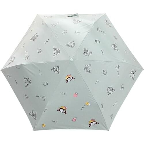 Travel Umbrella Windproof Umbrella Portable Lightweight Compact Parasol Umbrella UV Umbrella Small Umbrella