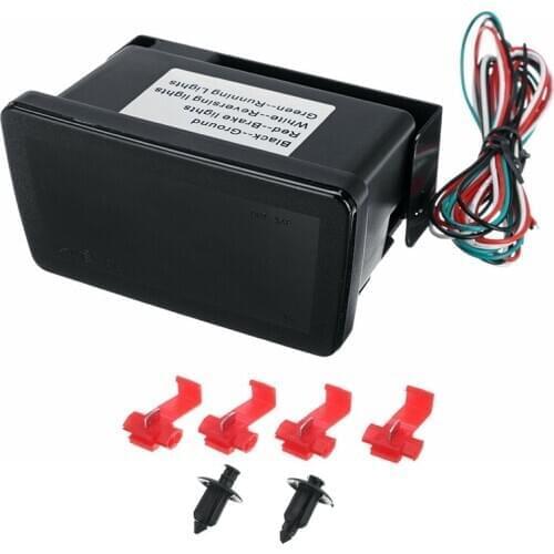 Smoked Lens LED Taillight Rear Fog Lamp Light, Rear Bumper Brake Reverse Light for Subaru WRX/STI Impreza XV Crosstrek