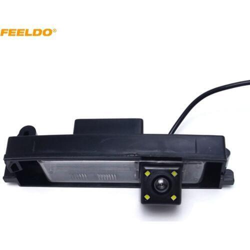 FEELDO Special Car Rearview Camera With LED For Toyota RAV4/Porte/Platz/Vitz/Yaris Hatchback Reversing Camera #FD5707