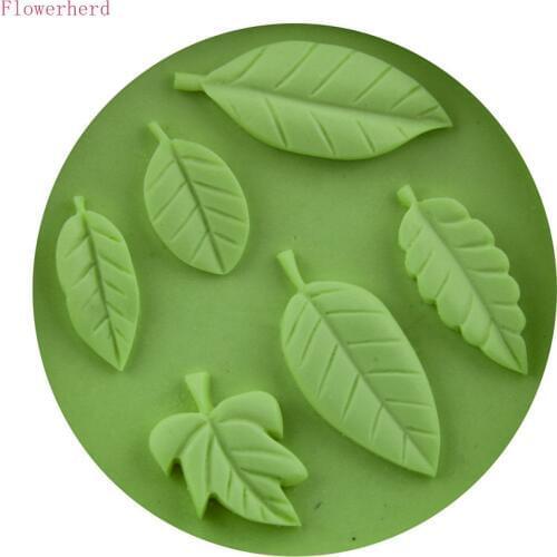 Fondant Cake Decorating Tools Leaf Cake Silicone Mold Chocolate Mold DIY Pastry Baking Tools Handmade Soap Mold Pastry Tools