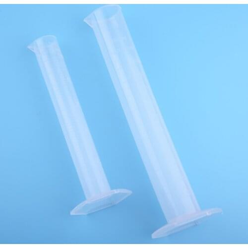 LETAOSK New Plastic Measuring Cylinder Trial Liquid Tube Laboratory Test Graduated Jar Graduation Lab Tool