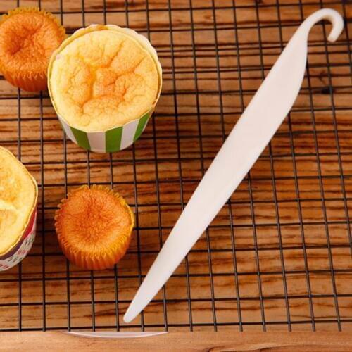 Hot New Silicone Straight Kitchen Butter Cream Cake Decor Mixing Scraper Baking Pastry Tool FBE3