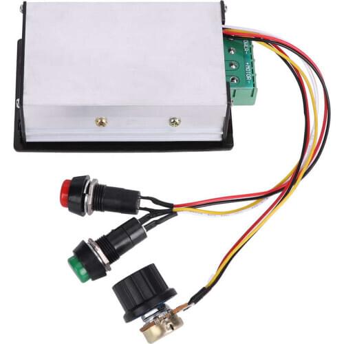 PWM Speed Regulation 15A DC Motor Speed Governor 6V 12V 24V 36V 48V Digital Display Regulator Controller