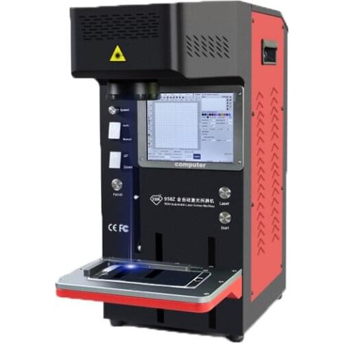 TBK958Z Front Back Glass UV Laser Removing Machine, Frame LCD Separator for Iphone with Laser Cutting Engraving Marking Printer