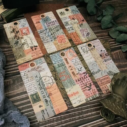 ZFPARTY Vintage Label Cardstock Die Cuts for Scrapbooking Happy Planner/Card Making/Journaling Project