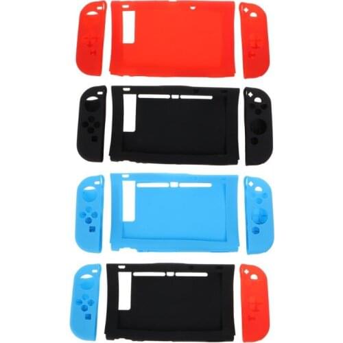 Protective Cover Silicone Case Skin Left Right Dustproof Shockproof Shell Game Accessories for Nintend Switch NS Joy-Con Console