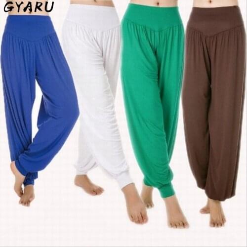 GYARU Women Yoga Pants Sports Clothing Women Plus Size Yoga Leggings Women Sportswear Point Pants Sport Pants Modal Yoga clothes