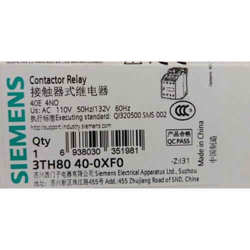 1PC NEW SIEMENS 3TH8040-0XF0 110V free shipping