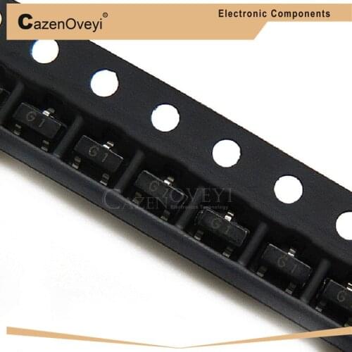 100pcs/lot 2N5551 SOT23 MMBT5551 G1 SOT23-3 Bipolar Transistors - BJT PNP Transistor new and original In Stock