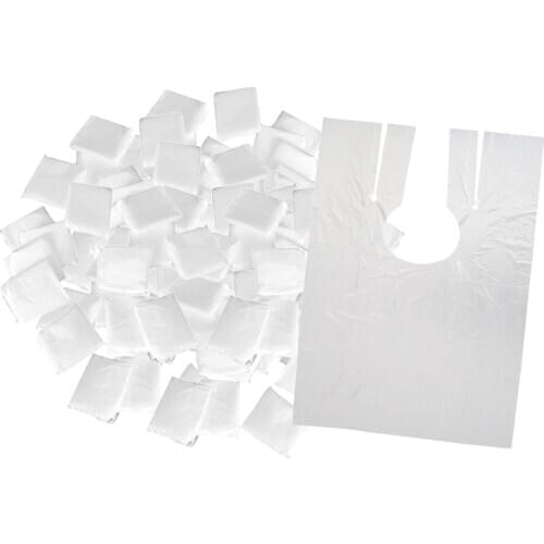 200pcs Waterproof Hair Cutting Cape Gown Hairdresser Hairdressing Apron Bib