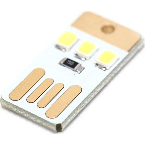 5pcs Plastic Material Night Lamp Mini Pocket Card USB Power LED 5v Light
