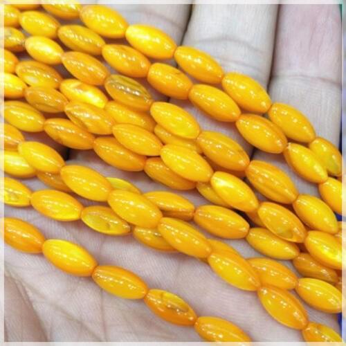 80pcs top selling shell beads mother of pearl beads wholesale shell beads rice shaps size 5x10mm jewelry components and findings