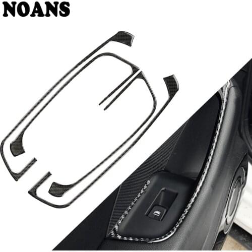 Carbon Fiber For Audi A3 8V 2012-2017 Car Accessories Door Lift Swift Decorative Strips Trim Stickers Styling Frame Protector