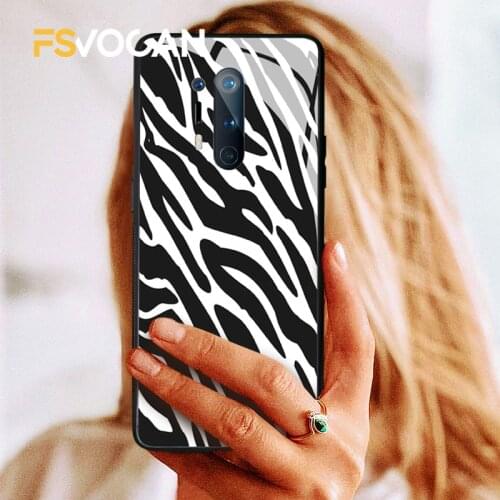 Zebra Leopard Print Phone Case For OnePlus 7 8 9 7T Pro Cute Animals Colorful Skin Cover Ultra Slim Shockproof Solid TPU Fundas