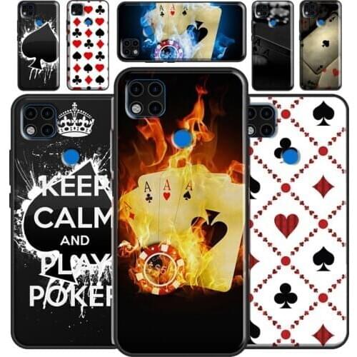 Spades Poker Play Cards Ace Art For Xiaomi Redmi 9C 9A 8A 9 Case For Redmi Note 8T 9S 7 Note 9 Pro Note 8 Pro Cover