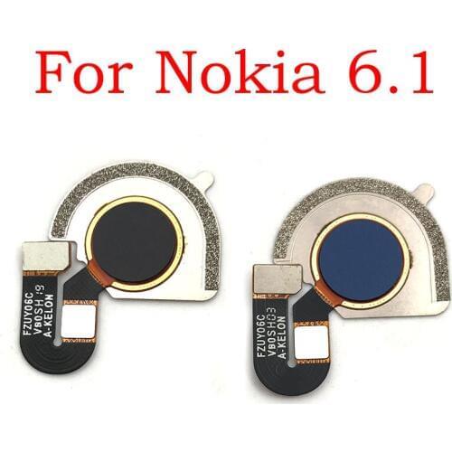 Fingerprint Sensor Home Return Key Menu Button Flex Ribbon Cable For Nokia 6 2018 6.1 5.5 inch