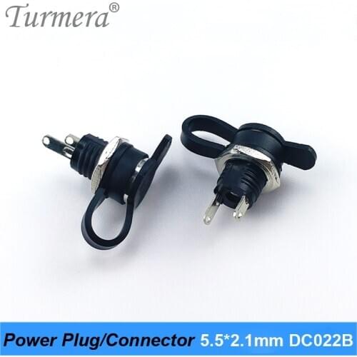 DC022B 5.5 X 2.1 m DC Power plug connector for diy dc waterproof jack connector DC022B 5.5 X 2.1 mm 5pieces/lot Turmera 2020 new