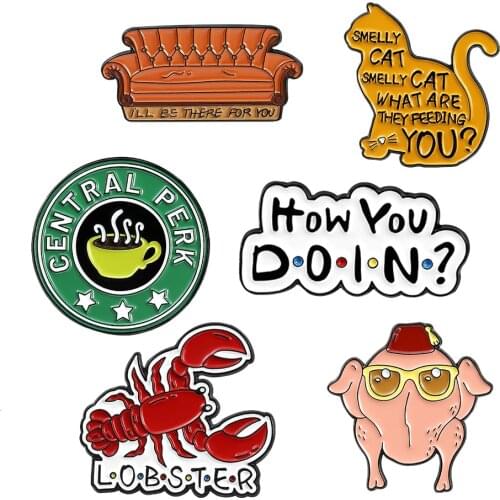 PF531 Dongmanli TV Show Collection Creativity Enamel Pins Badge for Backpack Collar Lapel Pin Hat Jewelry Birthday Gifts Friends