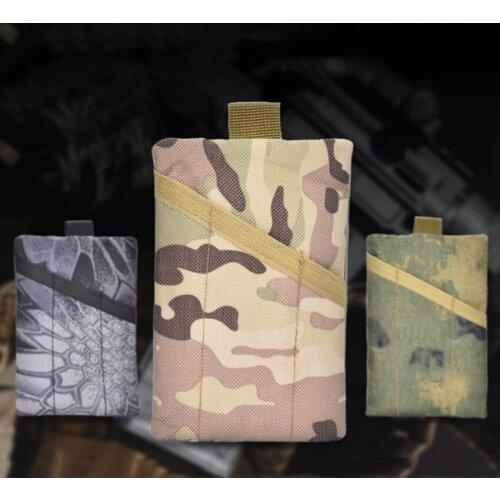 Outdoor Sports Camouflage Belt Bag Tactical Coin Purse Tactical Running Portable EDC Tool Storage Hand Bag Tactical Bug Out Bag
