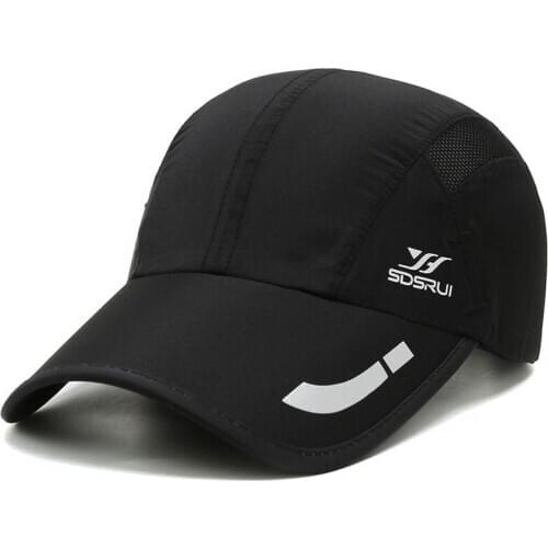 Summer Outdoor Sun Protection Fishing Cap Mesh Sports Cap Breathable Sun Runner Cap Casual Dad Baseball Cap