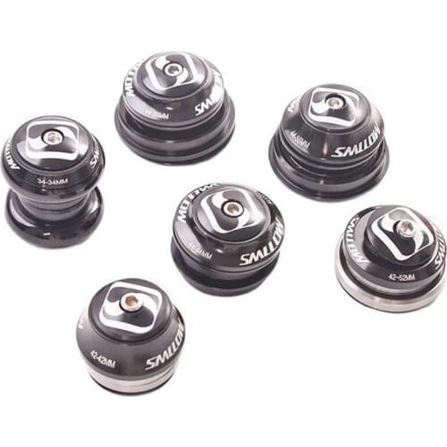 Bicycle Bearing headset 34/42/42-52/44/44-55/44-56mm Mountain bike tapered headset bearings bowl set tapered head tube bowl set
