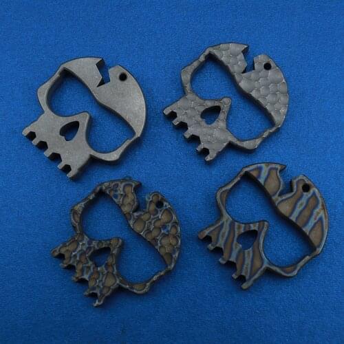 LEMIFSHE Glasses monkey custom made TC4 Titanium outdoor camping pocket EDC Gear tools Bottle Openers