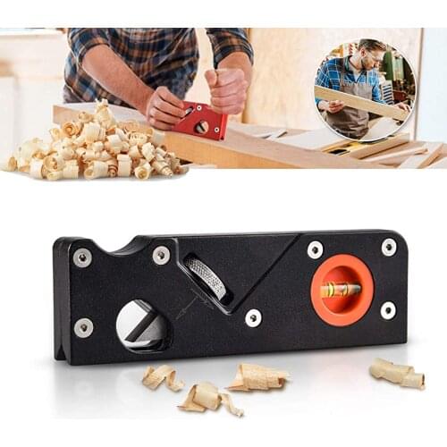 OIMG Mini Wood Planer Chamfering Trimming Machine 45 Degree Beveling Angle Corner Shaving Planer Woodcraft Deburring Tool