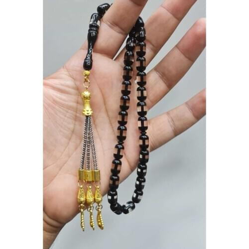 Islamic Tasbih Muslim Rosary Beads 33 Prayer Rosary For Men Bracelet For Men Accessory amber oltu amber stone Handmade Turkey