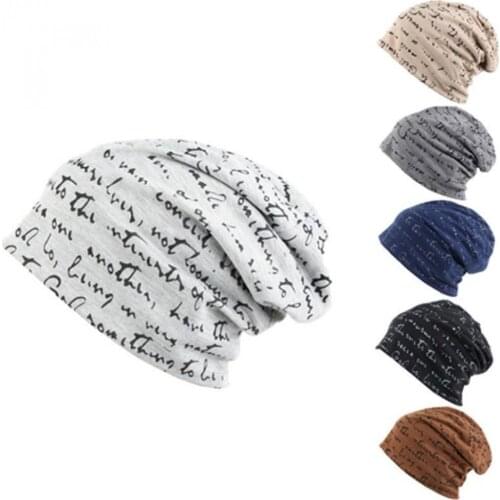 Mens Womens Fashion Hip-Hop Warm Winter Cotton Letter Ski Beanie Skull Cap Hat