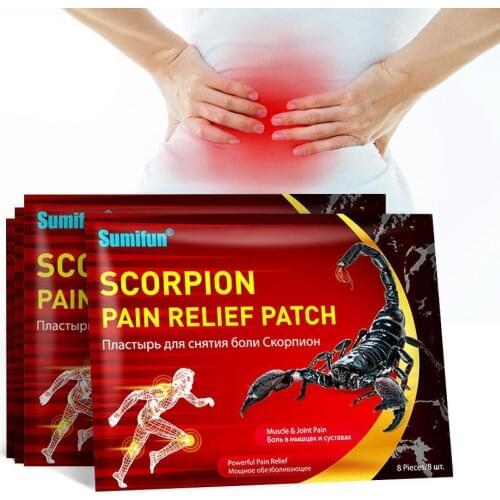 Scorpion Joint Ache Pain Relief Patches Arthritis Treatment Muscular Pain Neck Shoulder Rheumatoid Arthritis Knee Paster