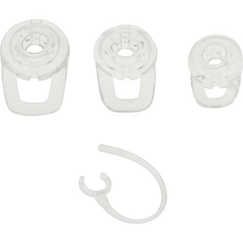 Clear Earbuds Ear Buds Ear-Tips Headset Parts Spare Kit Ear Loops Clip Replacements for M100/975/925 Earpieces