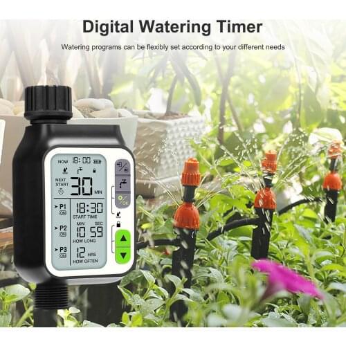 Garden Water Timer Electronic Watering Device Controller System Digital Hose Automatic Outdoor Garden Irrigation