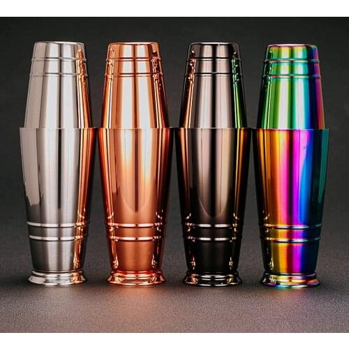 500/700ml Stainless Steel Cocktail Boston Bar Shaker Bar Tool