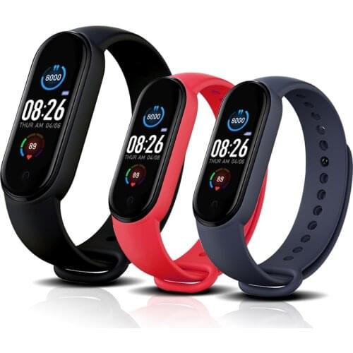M5 Smart Sport Band Heart Rate Blood Pressure Monitor Color Screen Smart Bracelet Rechargeable Smartband Bracelet