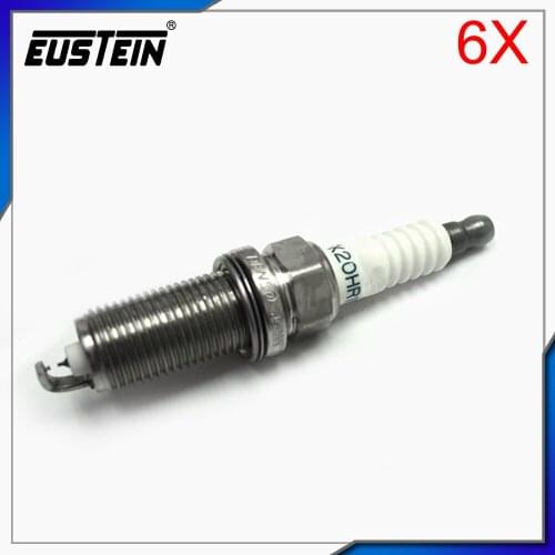 6PCS/LOT Double Iridium Spark Plugs For Toyota Camry RAV4 Lexus ES350 RX350 3.5L FK20HR11 90919 01247 9091901247 90919-01247