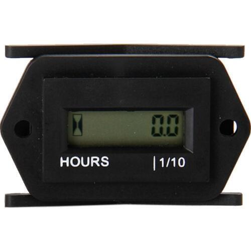 Waterproof snap in DC 4.5 12v 24v 36v 48v 60V Hour Meter counter for generator Marine ATV Motorcycle Snowmobile boat jet ski UTV