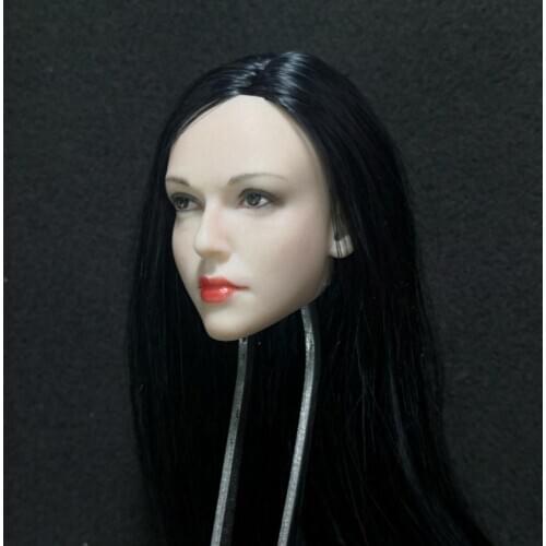 1/6 doll Europe and America beauty head carving model hair transplant beauty head carving 12 inch woman doll available