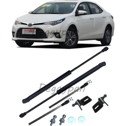 2Pcs Gas Charged Front Hood Bonnet Lift Supports Struts Springs Shocks Damper Props Fit For Toyota Corolla 2017 Levin 2016