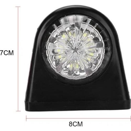 2 x 8LED Marker Light Side Marker Light Car Truck Trailer White Red