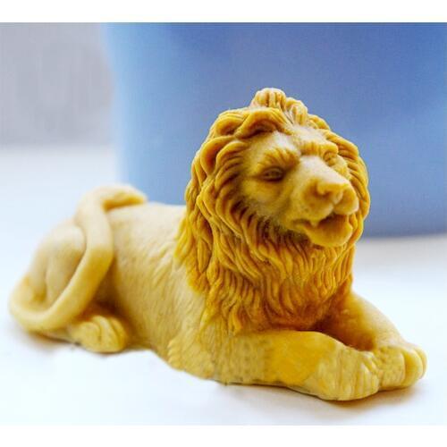 PRZY Lion 3D Mold Soap Mould Silicone Molds Mold Moulds 54125 for Soap Animals Lion Molds Handemade Soaps Mould Aroma Stone