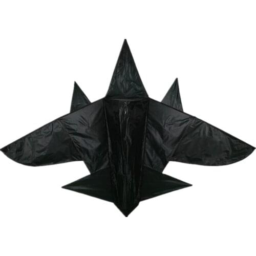 Free shipping high quality plane kite line outdoor toys flying for adults nylon ripstop fighter kite windsocks weifang kaixuan