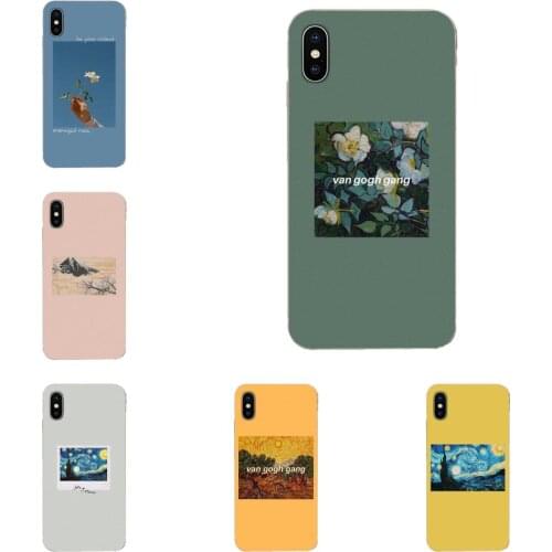 For iPhone 11 Pro Max Plus Pro X XS Max XR 8 7 6S SE 4S 5 5C 5S SE 2020 Colorful Van Gogh Art Spray