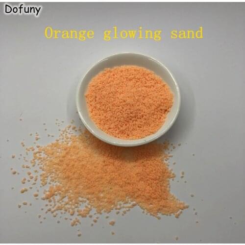 Dofuny 10 Colors Super Bright Noctilucent Sands Glow In The Dark Luminous Glitter Glow Sands For Nail Arts Decorations