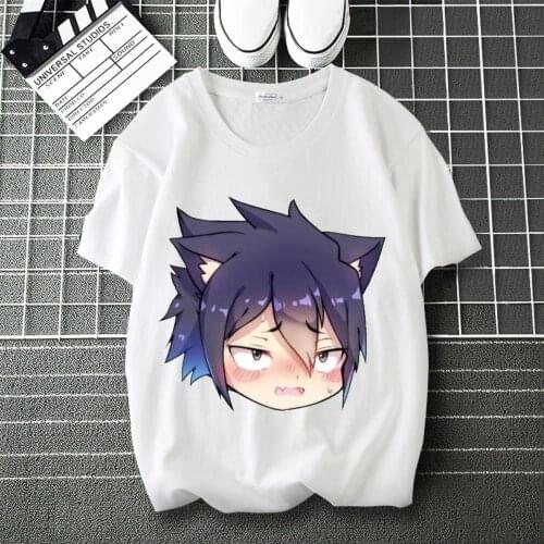 My Hero Academia Deku Design Print High flexibility T-Shirt O-Neck Short Sleeve Modal Unisex Tee