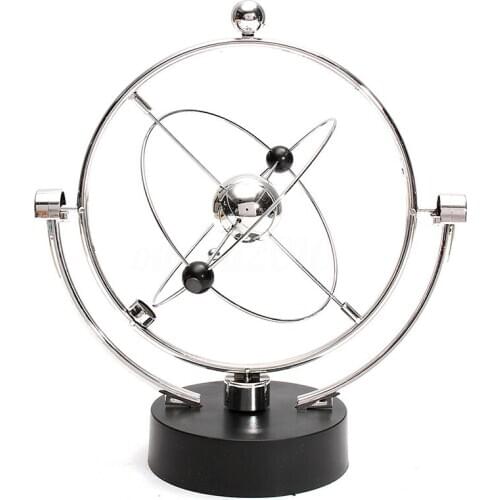 Kinetic Orbital Revolving Gadget Perpetual Motion Desk Art Toy Office Decoration