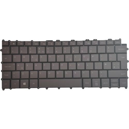OVY laptop backlit keyboard for Samsung Galaxy Books UK key cap dark gray with Backlight without frame accessories gh9944463a